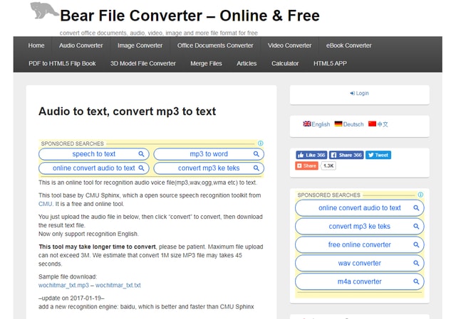 Bear File Converter Audio to Text How To - Tech Business Guide