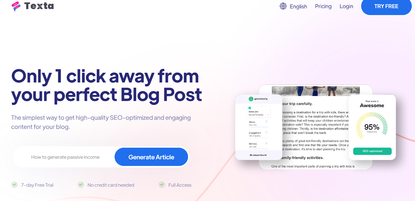 Texta: An Overview