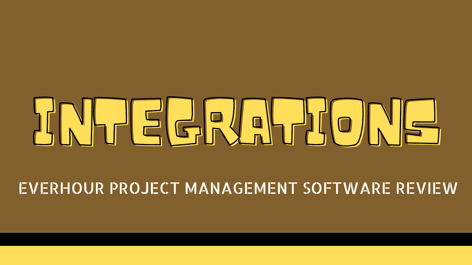 Everhour Project Management Software Integrations
