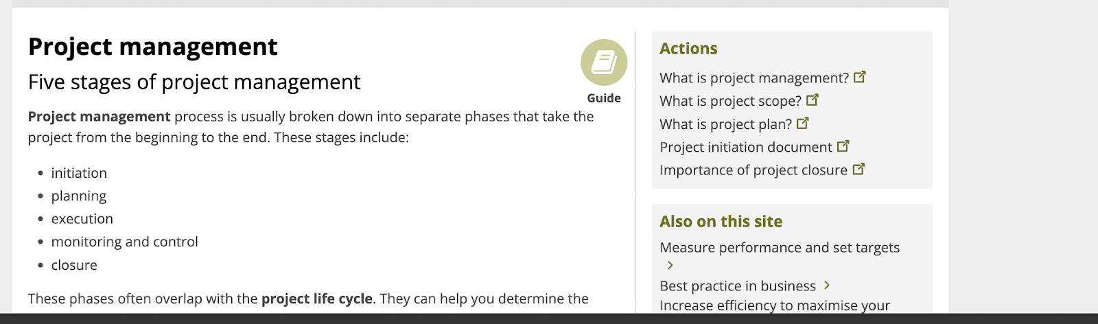 Overview Of Project Management Tools