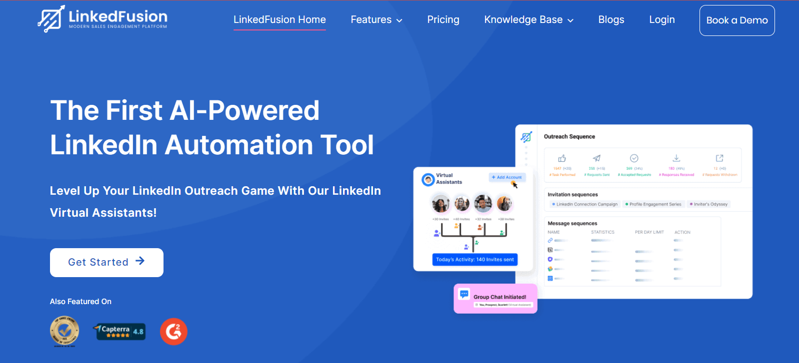 LinkedFusion Dashboard