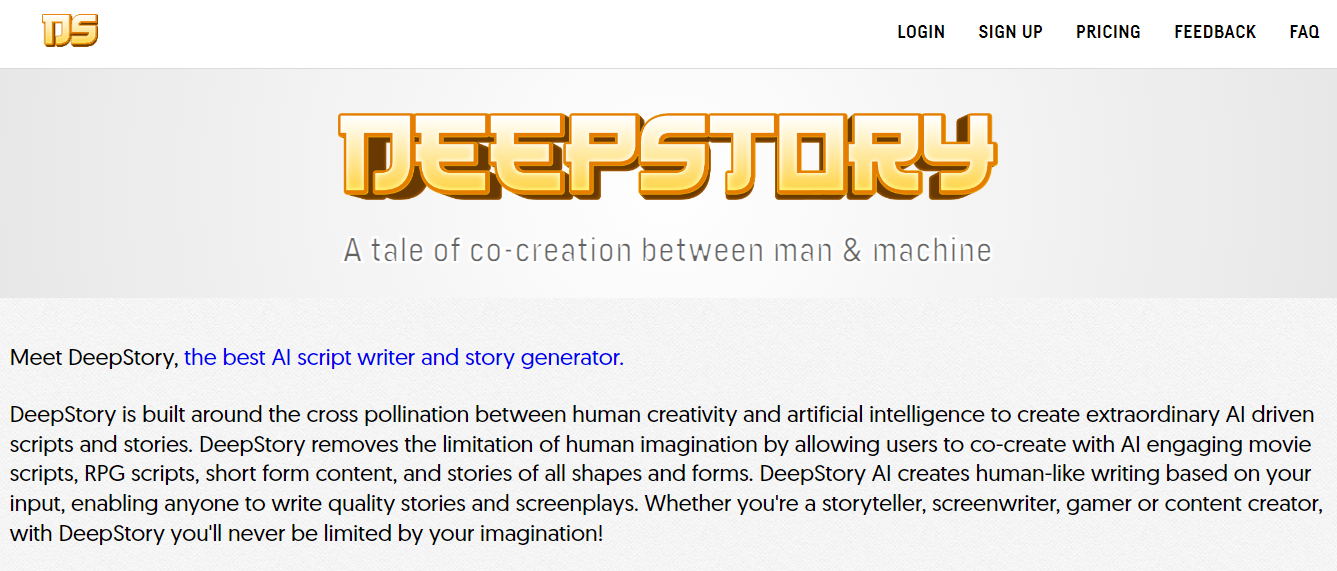Deepstory AI vs. RYTR: A Comparative Analysis of AI Script Generators Softlist.io