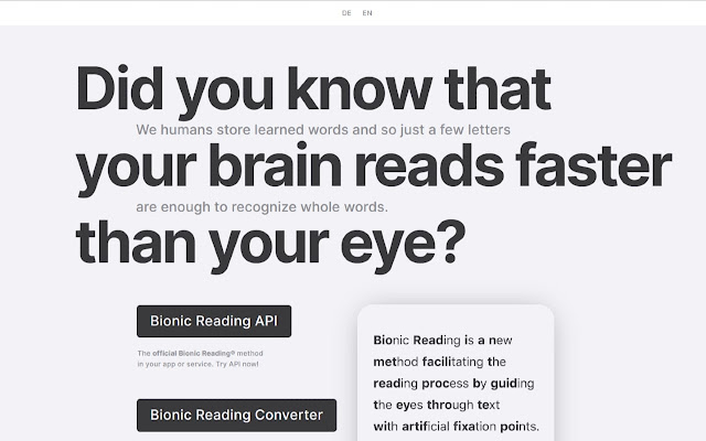 37 Best Bionic Reading Softlist.io