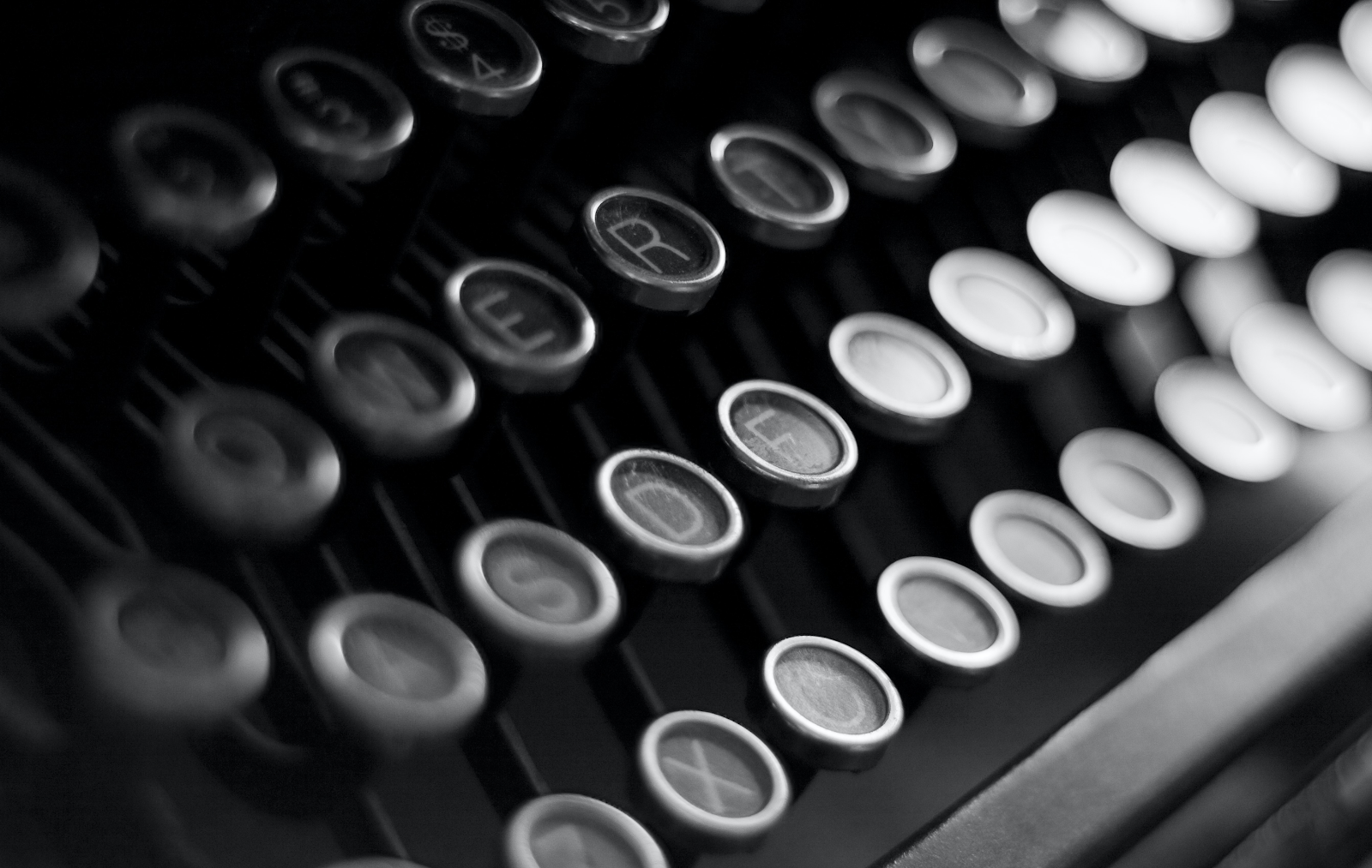 An image of typewriter keys.