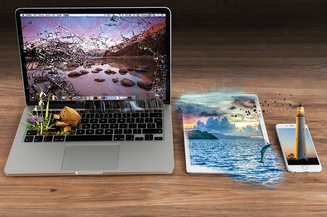 background, waters, computer