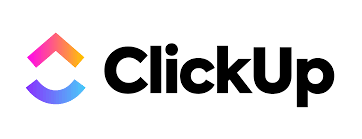 ClickUp logo.