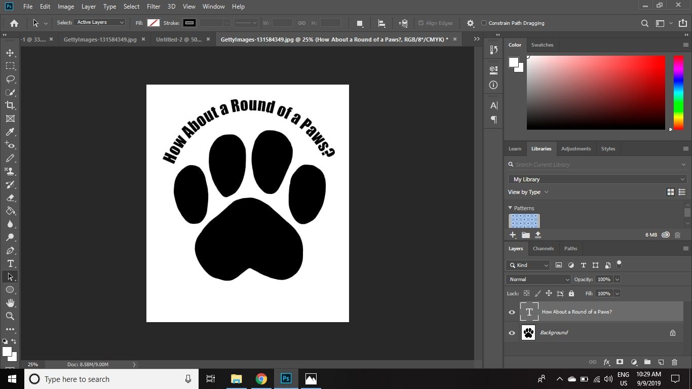 Put Text on a Path or in a Shape in Adobe Photoshop CC