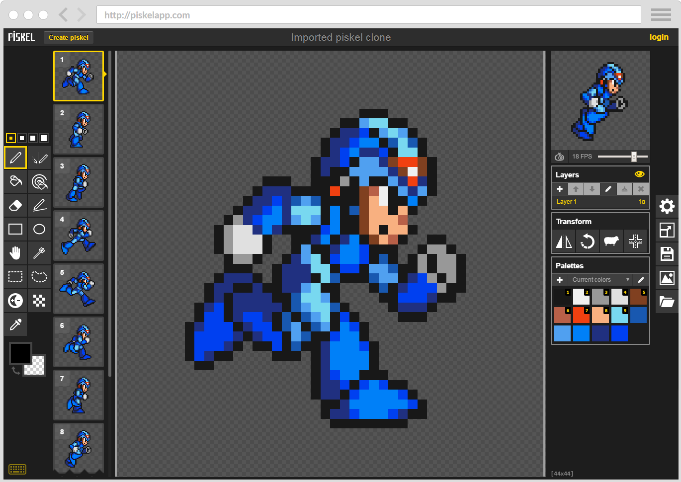 GitHub - piskelapp/piskel: A simple web-based tool for Spriting and Pixel  art.