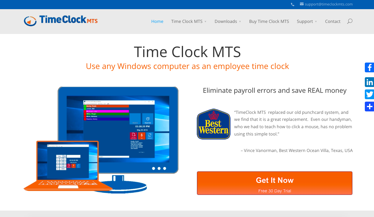 TimeClock MTS