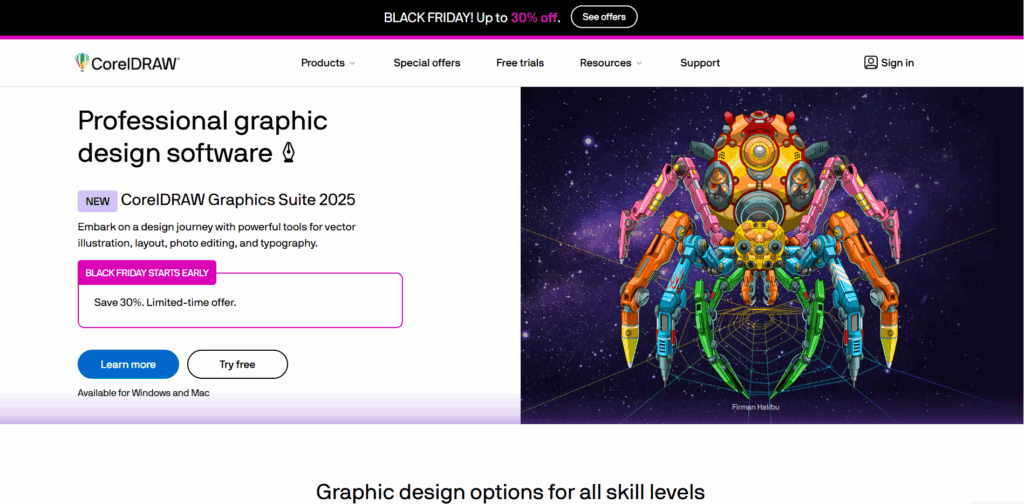 CorelDRAW Homepage