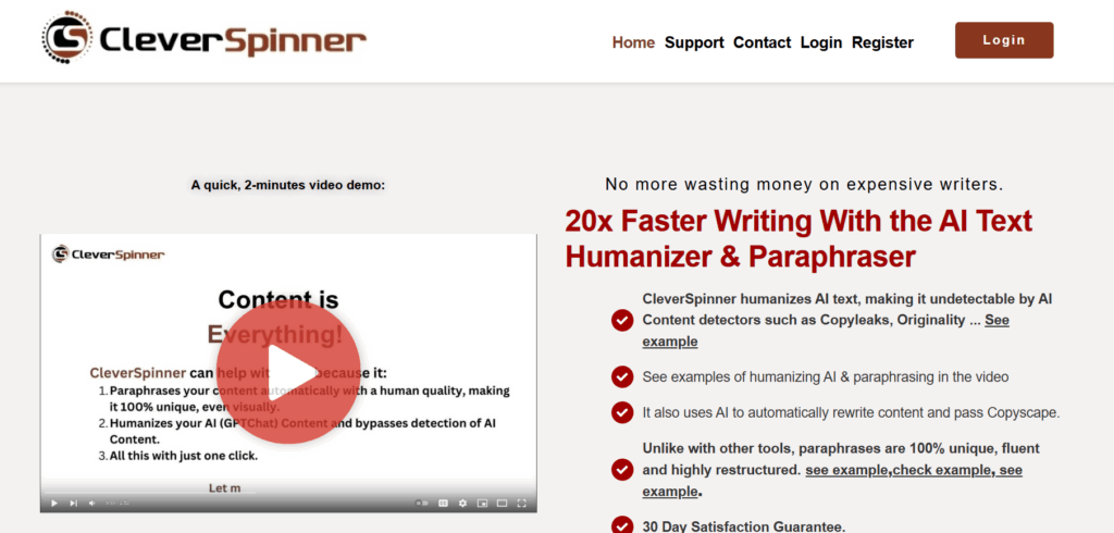 CleverSpinner Homepage