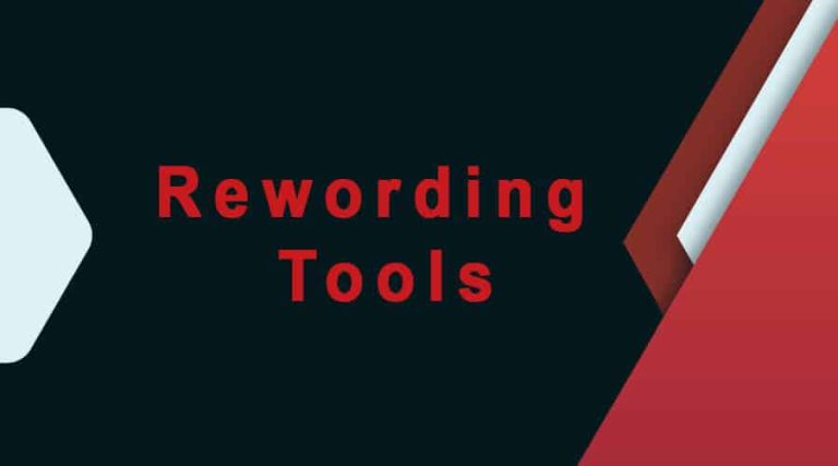 88+ Best Rewording Tool