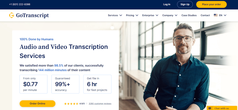 GoTranscript: Audio-To-Text Converter Review