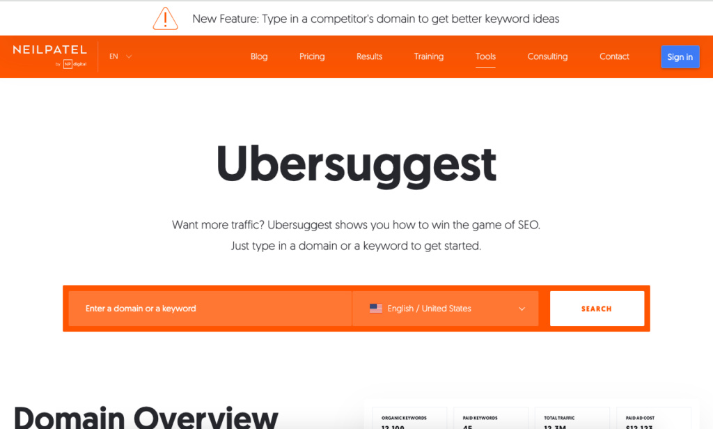 Ubersuggest Image