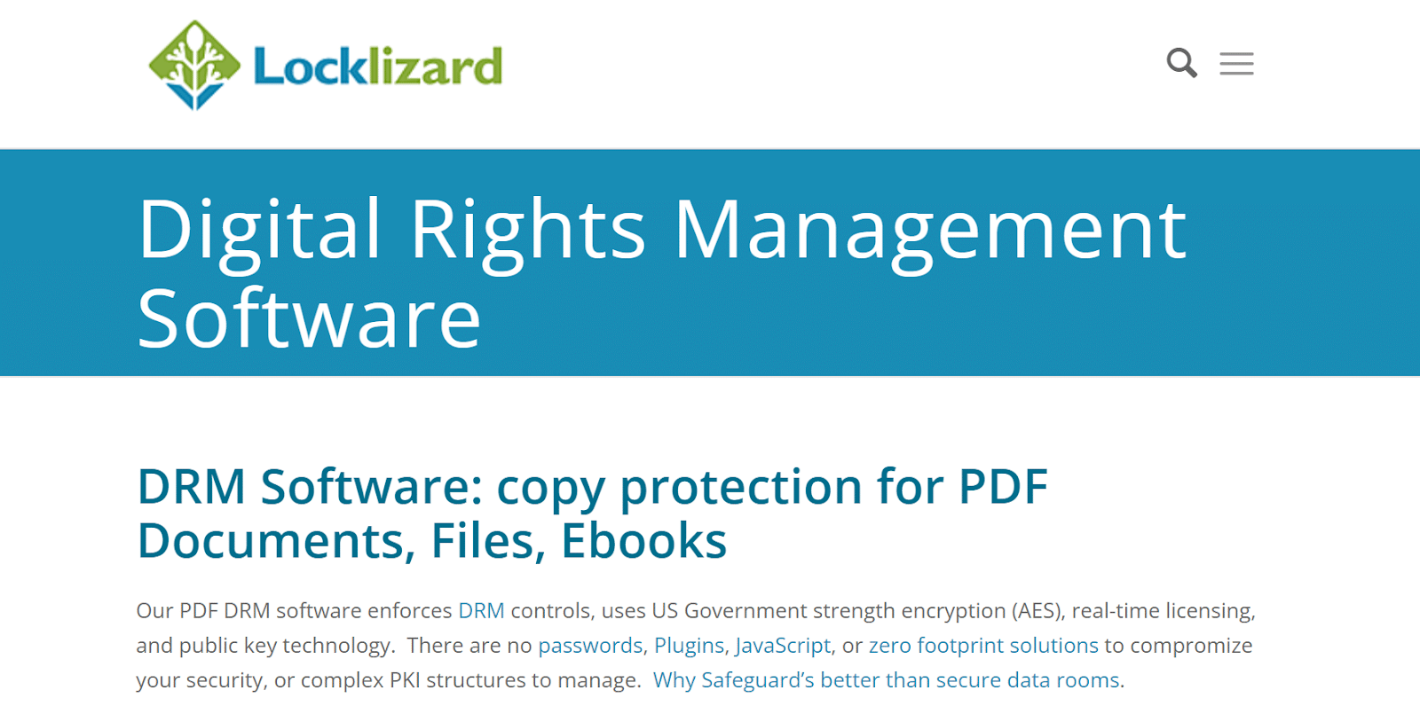 LockLizard Digital Rights Management Software Review