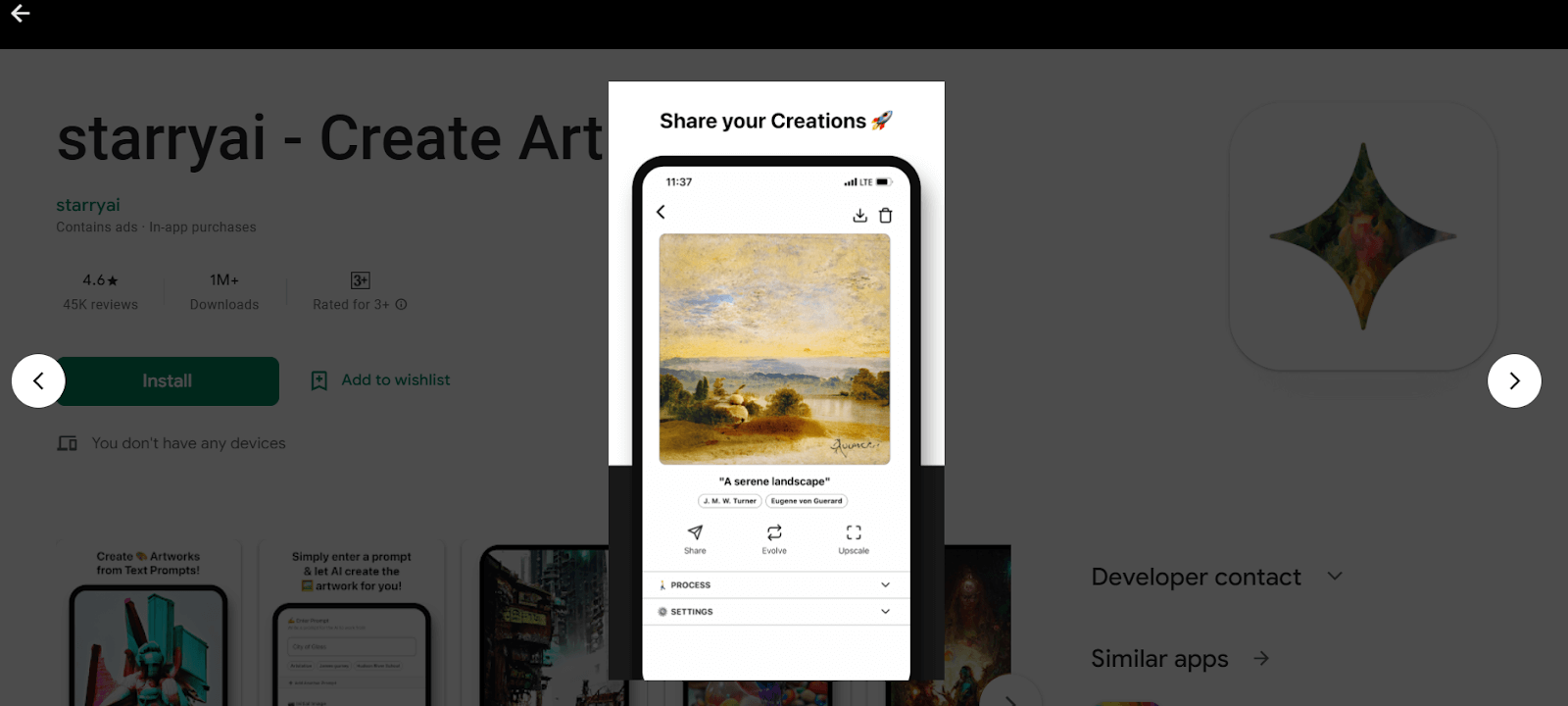 In-Depth Review Of StarryAi AI Art Generator