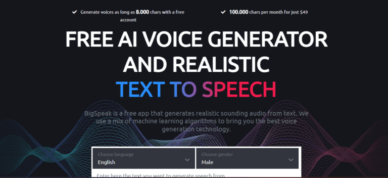 How BigSpeak AI Will Convert High-Quality Audio To Text