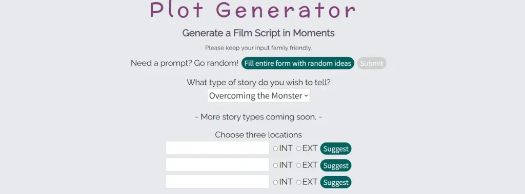 Plot Generator: AI Script Generator Review Softlist.io