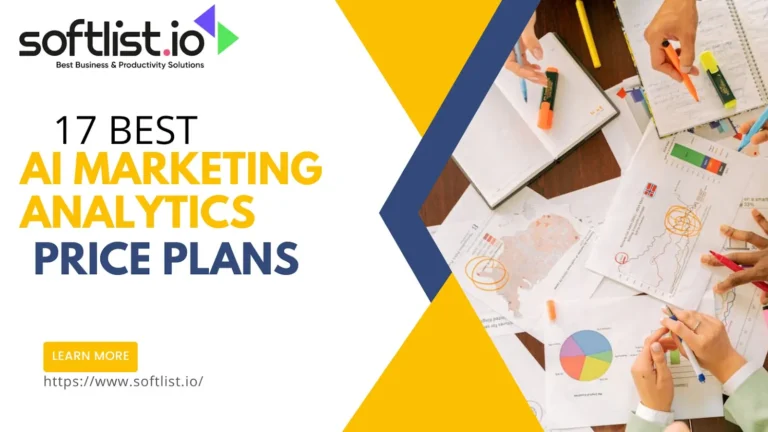 17 Best AI Marketing Analytics Price Plans 