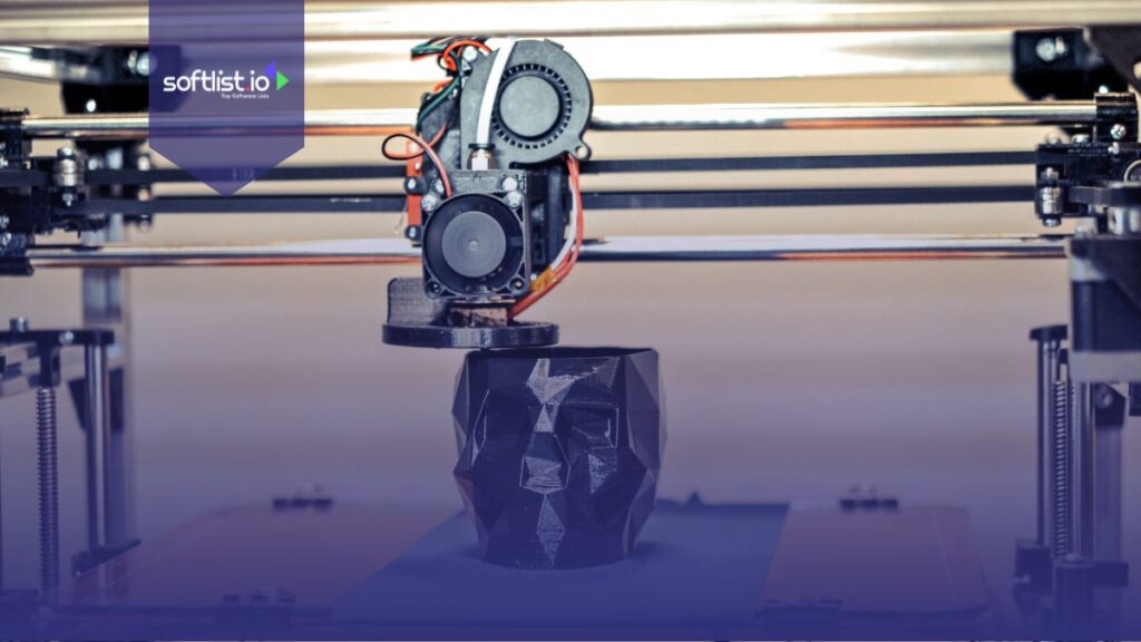 3D printing a model of black-skull close up