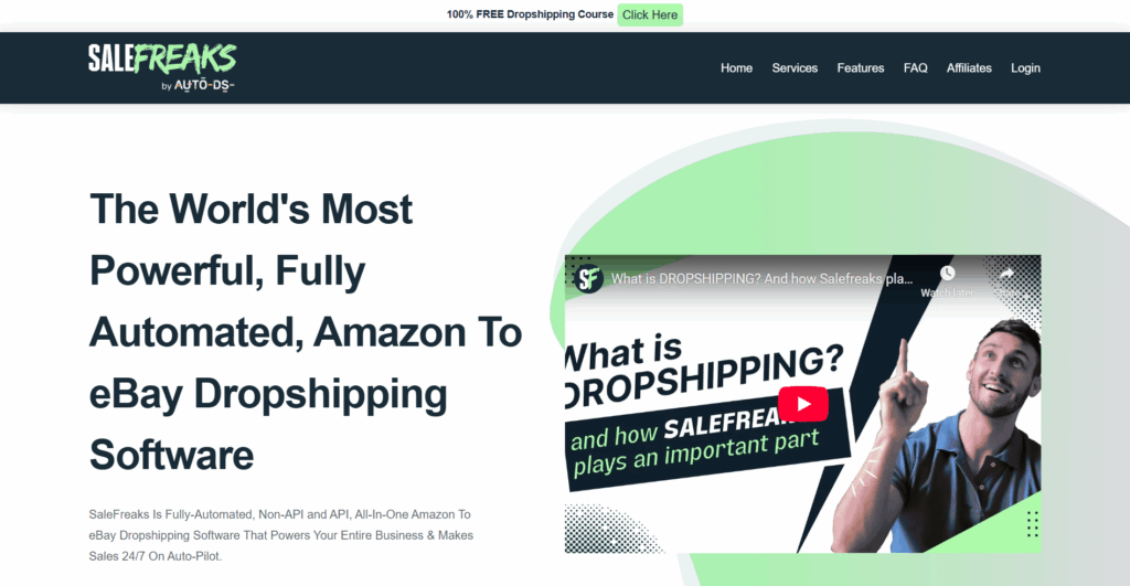 SaleFreaks homepage