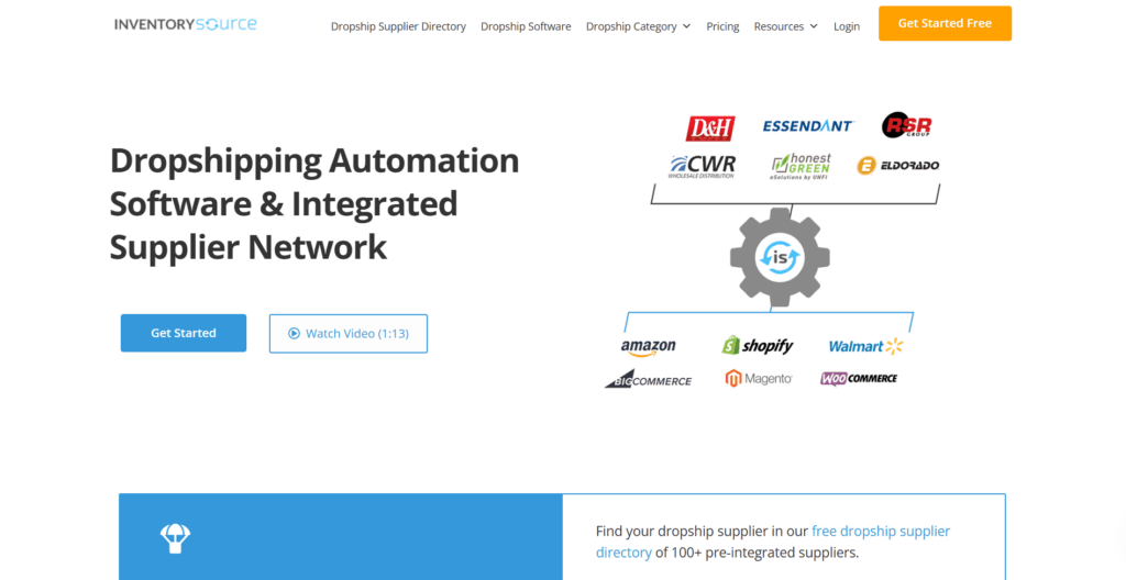 Inventory Source homepage