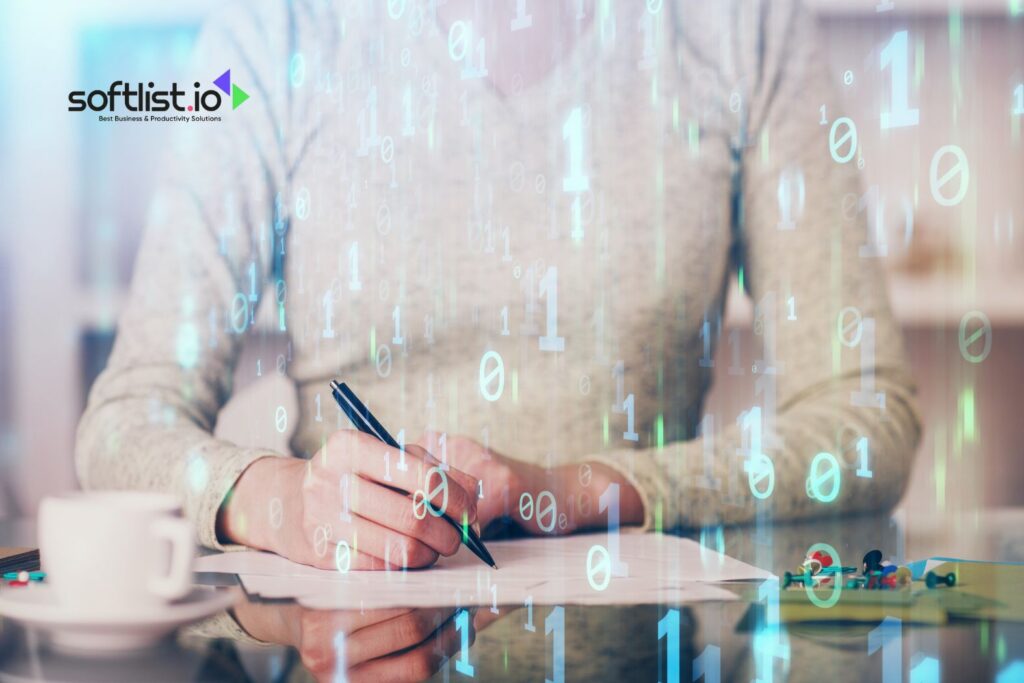 A man writing about content analytics tools