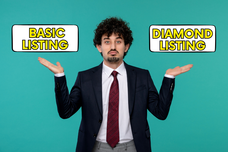 Comparing Listing Options: Basic vs. Diamond Listing