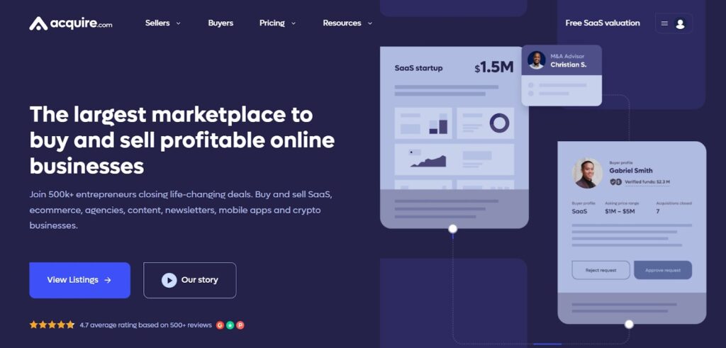 Overview: What Is Acquire.com and Who Is It Best For?