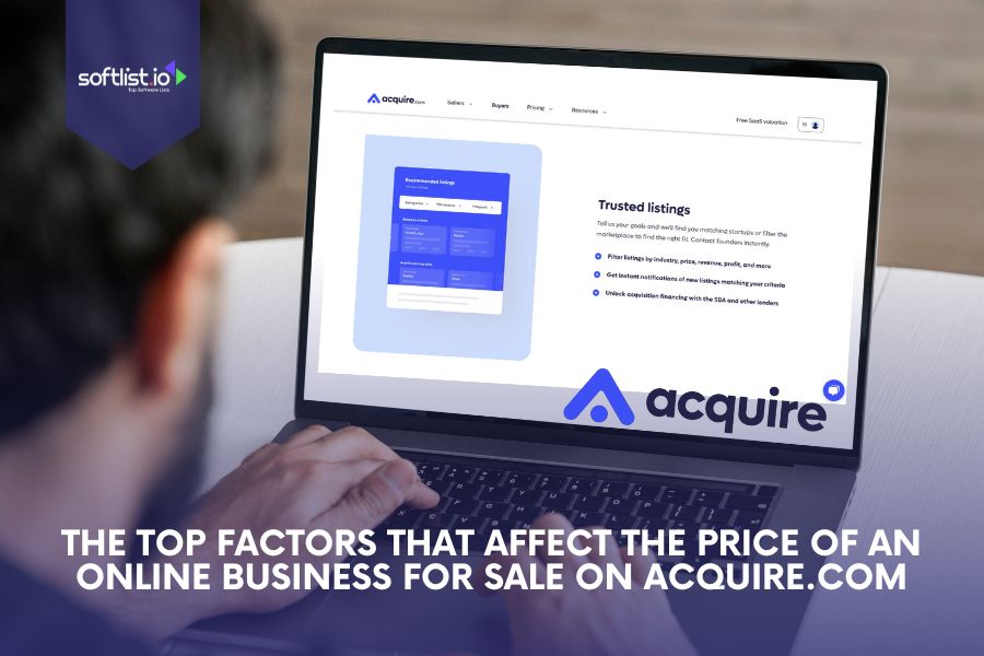 Key Factors That Influence the Business Sale Price of an Online Business for Sale on Acquire.com