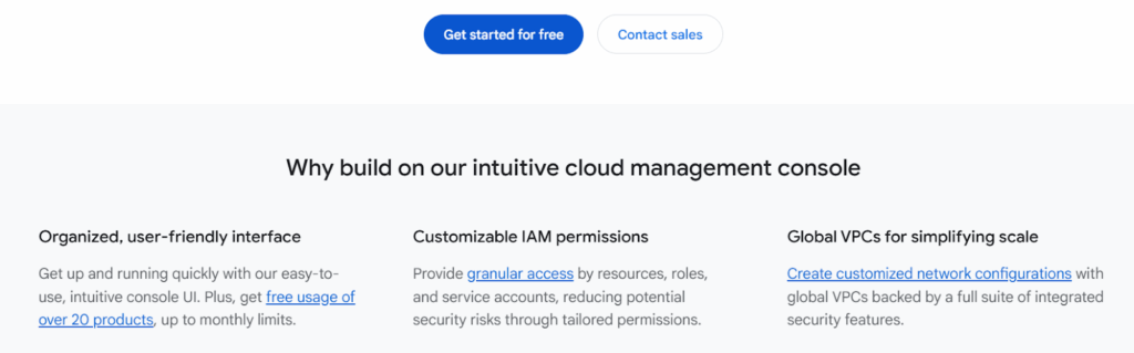 Google Cloud Console Dashboard