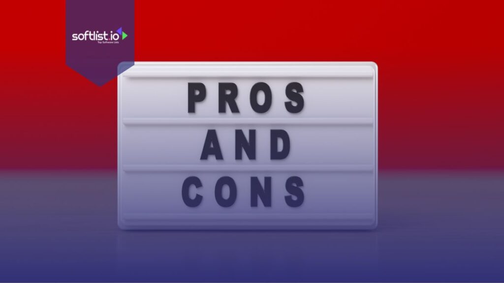 Pros and Cons text and lightbox on a desk