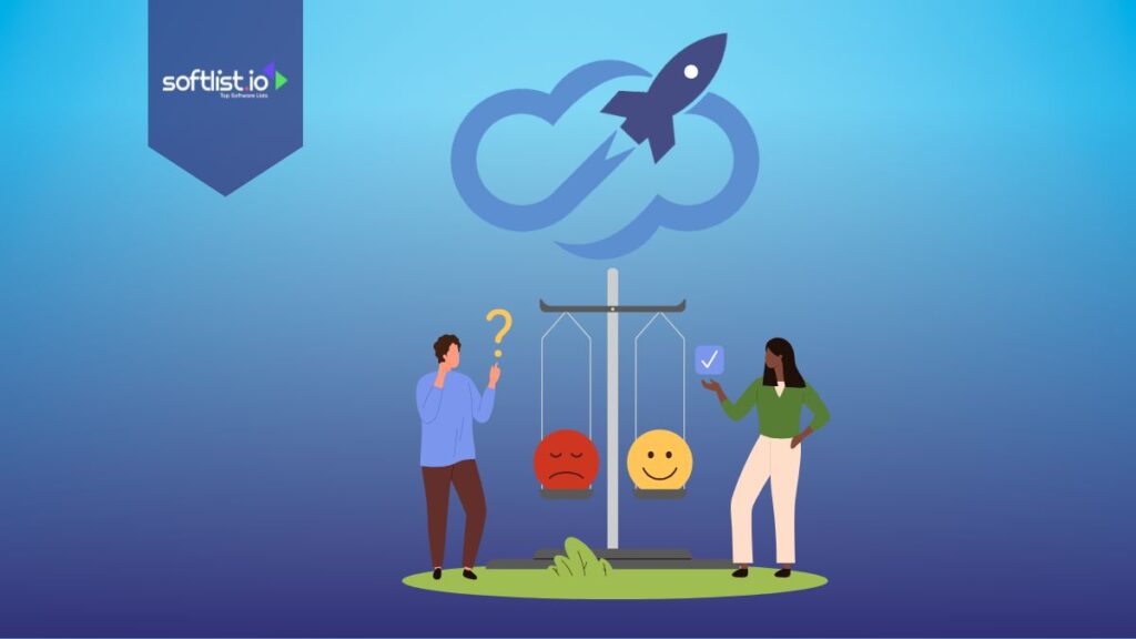 Expandi IO logo above a man and woman with two emojis.