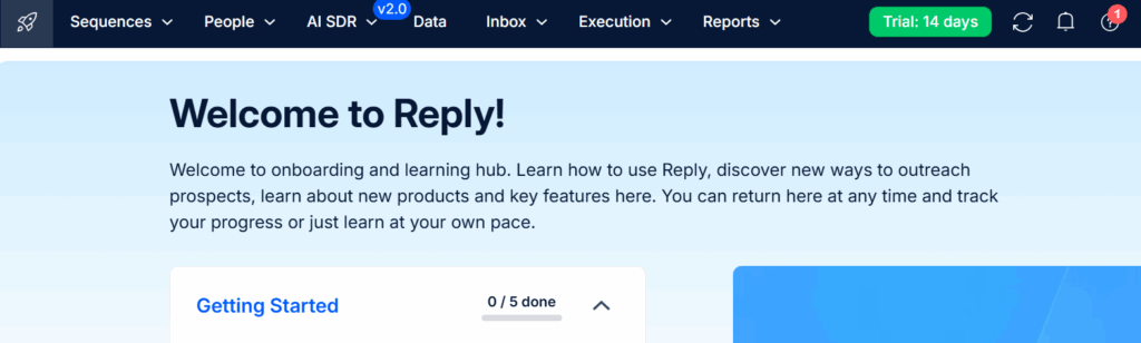Reply.io Dashboard