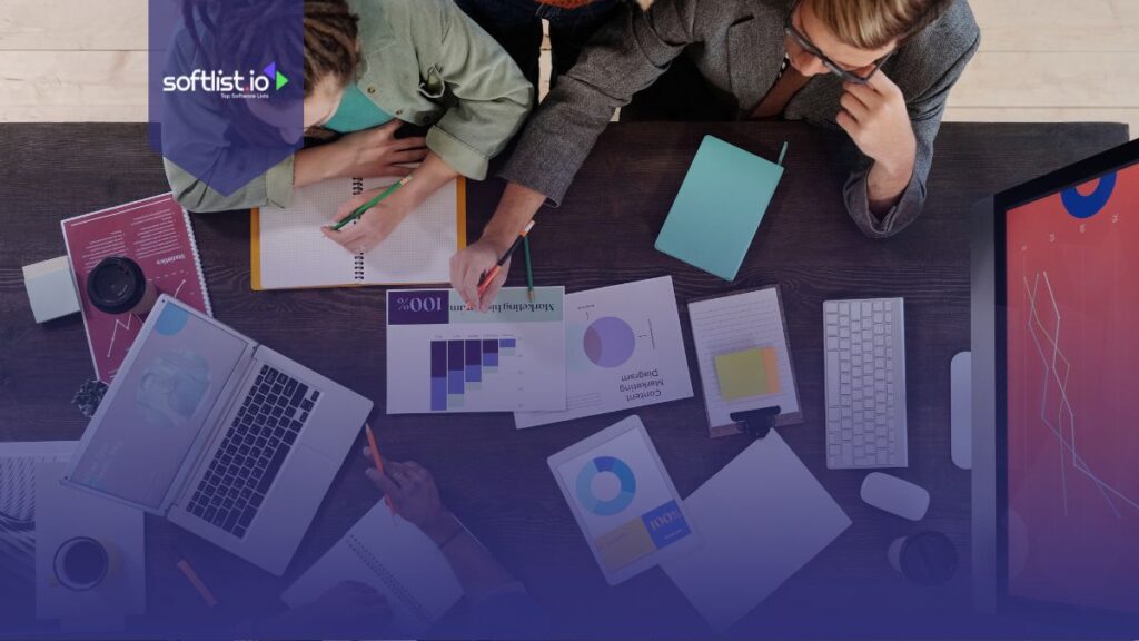 Team Having a meeting in an office.