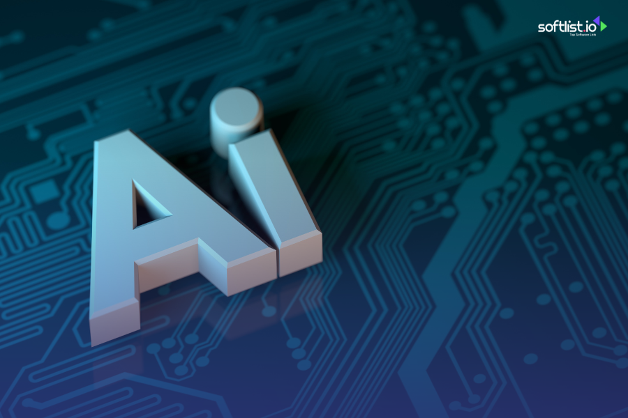 3D AI text on a digital circuit background representing Artificial Narrow Intelligence (ANI) as part of the ANI vs AGI vs ASI discussion.