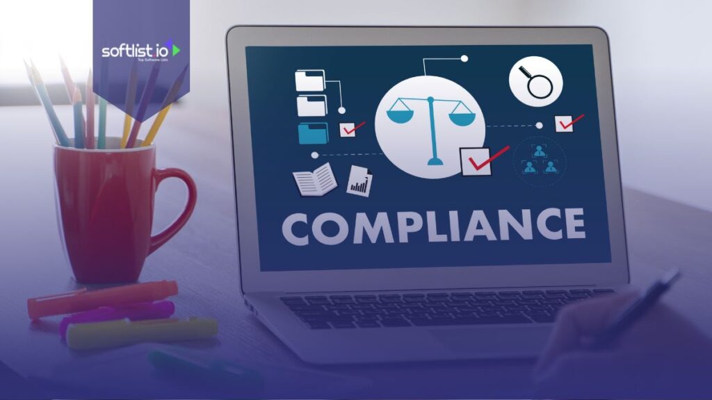 Desktop screen showing compliance word.