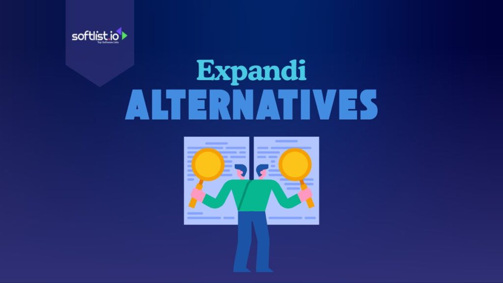 Expandi Alternatives thumbnail in blue background.