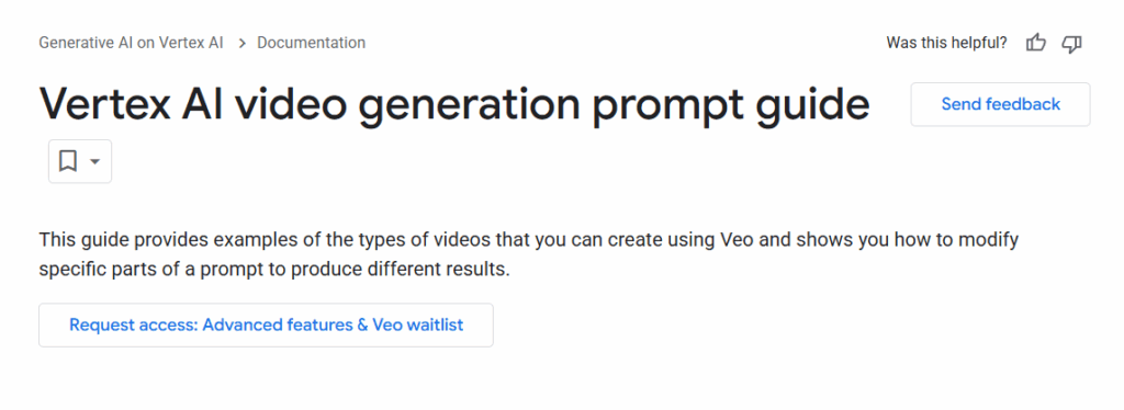 How to Access Google Veo in Vertex AI: Crafting High-Quality Prompts