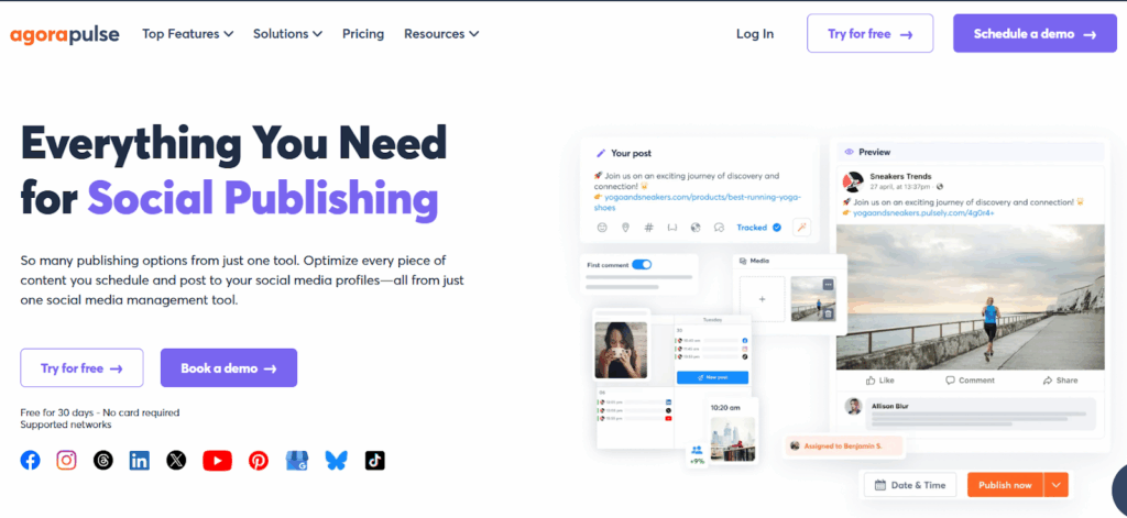 Agorapulse Scheduling: Using the Publishing Composer