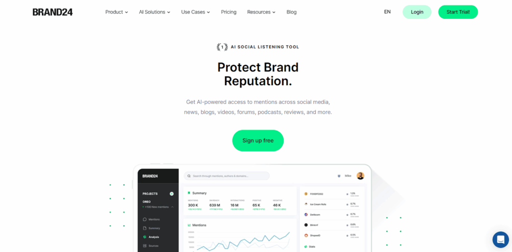 Agorapulse Alternatives: Brand24