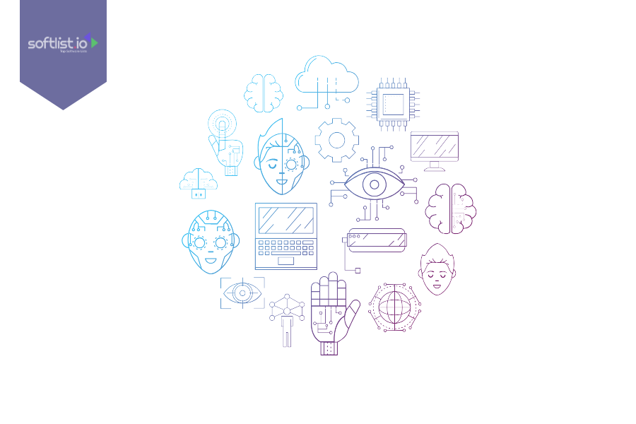 Futuristic tech icons showing platforms that could thrive with 6G technology.