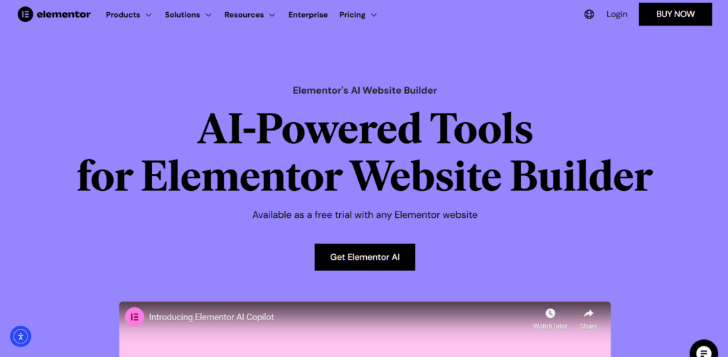 Elementor Homepage