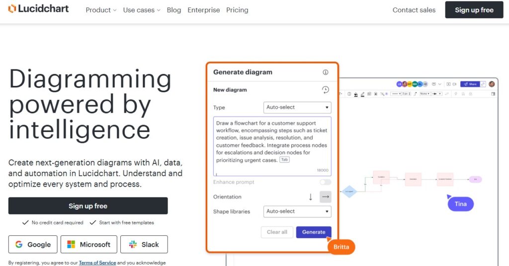 Lucidchart: Visual System Design and AI-Enhanced Diagramming