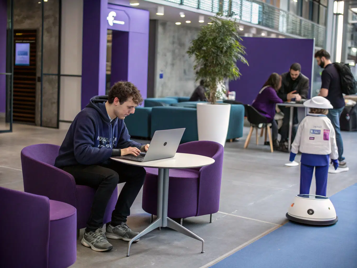 Analyst reviewing keyword tracking accuracy and features using laptop in workspace.