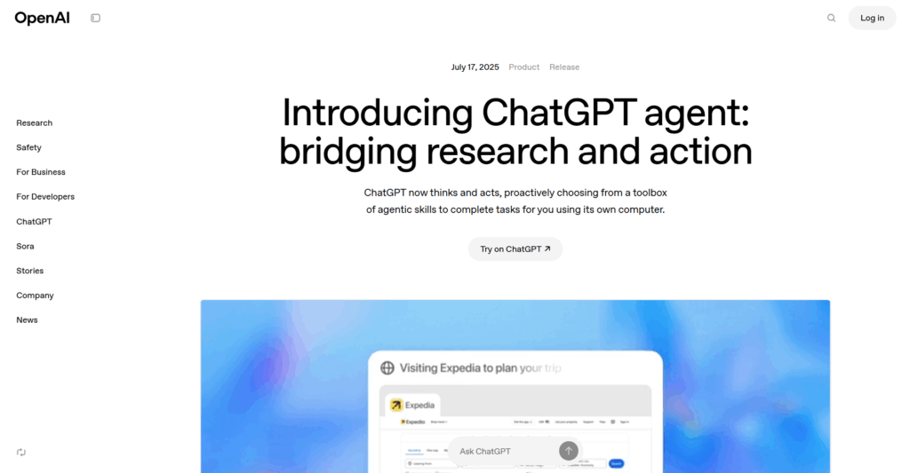 OpenAI's ChatGPT Agent: Flexible and Customizable Intelligence