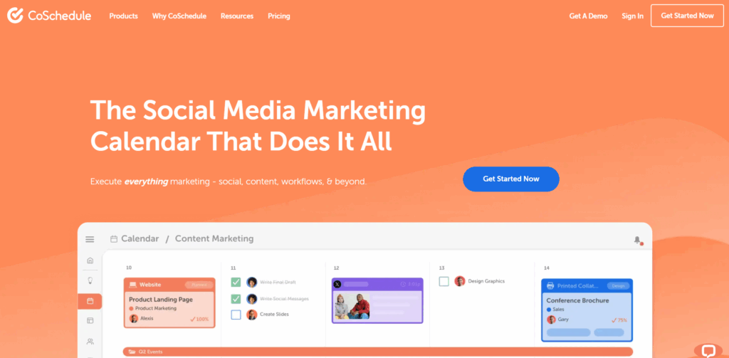 CoSchedule homepage