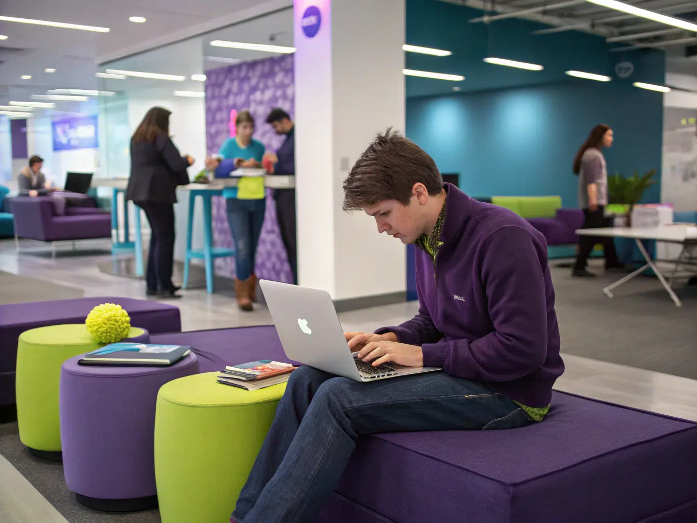 Professional working on strategies to overcome common B2C marketing challenges.