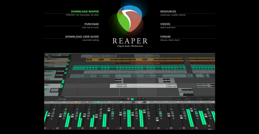 Reaper Homepage