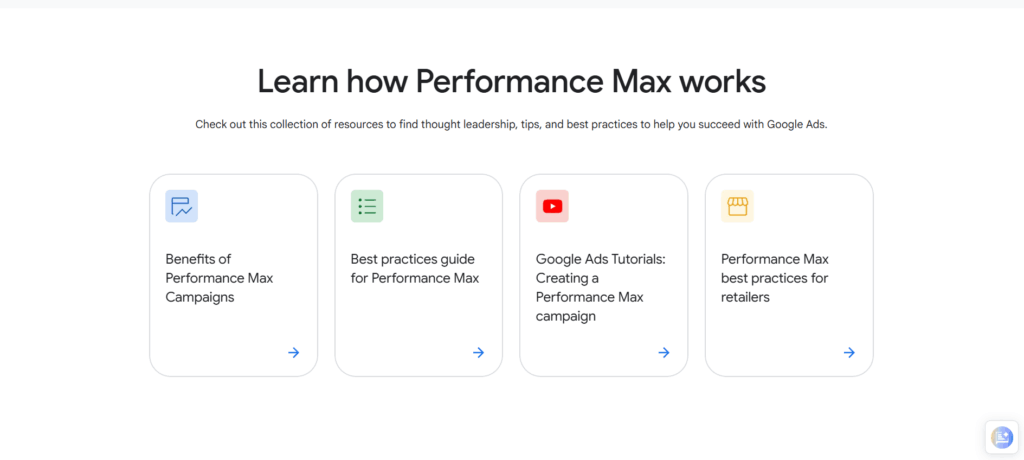 Google Performance Max Homepage 3
